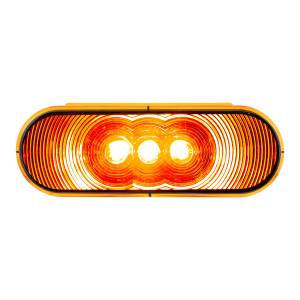 UNITED PACIFIC - UNITED PACIFIC - 38066B - LUZ OVALADA DE 3 LED DE 6" (SEÑAL DE GIRO) - LED ÁMBAR/LENTE ÁMBAR - Image 2