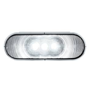 UNITED PACIFIC - 38068B - LUZ OVALADA DE 6 LED DE 6" (RESERVA) - LED BLANCO/LENTE TRANSPARENTE