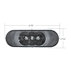 UNITED PACIFIC - UNITED PACIFIC - 38068B - LUZ OVALADA DE 6 LED DE 6" (RESERVA) - LED BLANCO/LENTE TRANSPARENTE - Image 9
