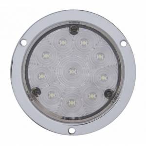 UNITED PACIFIC - UNITED PACIFIC - 38078 - LUZ DE RETROCESO DE MONTAJE EN BRIDA DE 10 LED DE 4" - LED BLANCO/LENTE TRANSPARENTE - Image 2