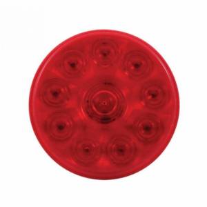 UNITED PACIFIC - UNITED PACIFIC - 38098 - LUZ REDONDA DE 10 LED DE 4" (PARADA, GIRO Y TRASERA) - LED ROJA/LENTE ROJA - Image 2