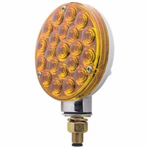 UNITED PACIFIC - 38104 - LUZ DE SEÑAL DE GIRO DE UNA SOLA CARA DE 21 LED - LED ÁMBAR/LENTE ÁMBAR
