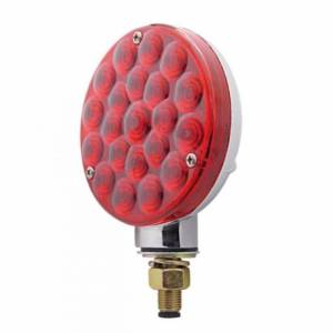 UNITED PACIFIC - 38106 - LUZ DE SEÑAL DE GIRO DE UNA SOLA CARA DE 21 LED - LED ROJO/LENTE ROJA