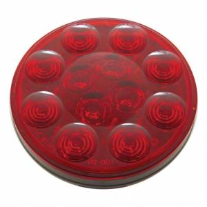 UNITED PACIFIC - UNITED PACIFIC - 38112 - LUZ REDONDA DE 12 LED DE 4" (PARADA, GIRO Y TRASERA) - LED ROJA/LENTE ROJA - Image 4