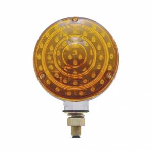UNITED PACIFIC - UNITED PACIFIC - 38113 - LUZ DE SEÑAL DE GIRO DE DOBLE CARA DE UN SOLO ESPÁRRAGO DE 88 LED - LED ÁMBAR Y ROJO/LENTE ÁMBAR Y ROJA - Image 3