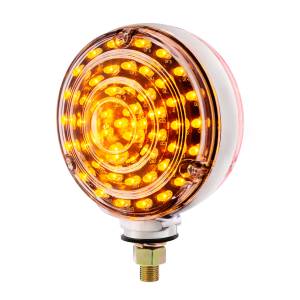 UNITED PACIFIC - UNITED PACIFIC - 38114 - LUZ DE SEÑAL DE GIRO DE DOBLE CARA DE UN SOLO ESPÁRRAGO DE 88 LED - LED ÁMBAR Y ROJO / LENTE TRANSPARENTE - Image 4