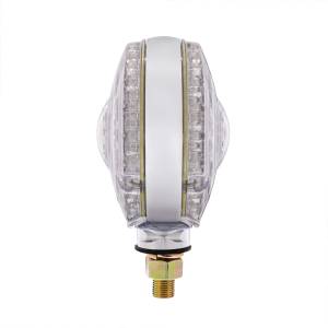 UNITED PACIFIC - UNITED PACIFIC - 38114 - LUZ DE SEÑAL DE GIRO DE DOBLE CARA DE UN SOLO ESPÁRRAGO DE 88 LED - LED ÁMBAR Y ROJO / LENTE TRANSPARENTE - Image 7