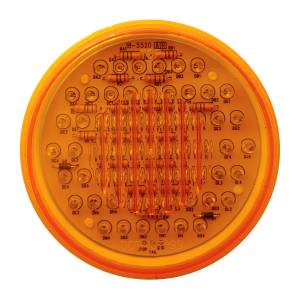 UNITED PACIFIC - 38115B - LUZ REDONDA DE 60 LED P/T/C - ÁMBAR (A GRANEL)