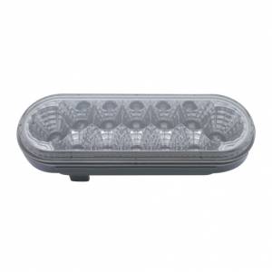 UNITED PACIFIC - UNITED PACIFIC - 38122 - LUZ REFLECTORA OVALADA DE 12 LED DE 6" (PARADA, GIRO Y TRASERA) - LED ROJA/LENTE TRANSPARENTE - Image 2