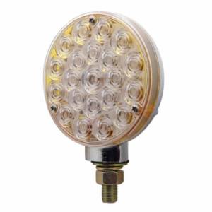 UNITED PACIFIC - 38125 - LUZ DE SEÑAL DE GIRO DE UNA SOLA CARA DE 21 LED - LED ROJO/LENTE TRANSPARENTE
