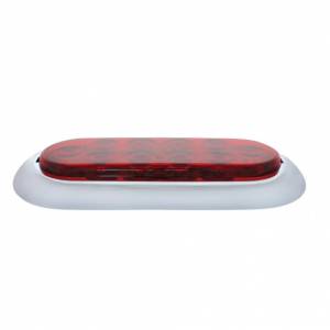 UNITED PACIFIC - UNITED PACIFIC - 38141 - LUZ OVALADA DE 10 LED DE 6" CON BISEL (PARADA, GIRO Y COLA) - LED ROJO/LENTE ROJA - Image 3