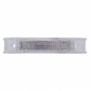 UNITED PACIFIC - 38156 - LUZ RECTANGULAR DE 7 LED (LIQUIDACIÓN/MARCADOR) - LED ÁMBAR/LENTE TRANSPARENTE