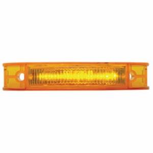 UNITED PACIFIC - 38163 - LUZ RECTANGULAR DE 7 LED (LIQUIDACIÓN/MARCADOR) - LED ÁMBAR/LENTE ÁMBAR
