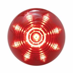UNITED PACIFIC - 38169B - LUZ DE COLMENA REDONDA DE 9 LED DE 2" (LIQUIDACIÓN/MARCADOR) - LED ROJO/LENTE ROJA (A GRANEL)