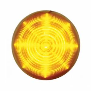 UNITED PACIFIC - 38178 - LUZ DE COLMENA REDONDA DE 13 LED DE 2-1/2" (LIQUIDACIÓN/MARCADOR) - LED ÁMBAR/LENTE ÁMBAR