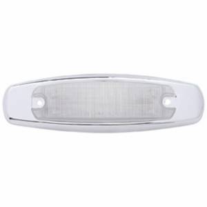 UNITED PACIFIC - UNITED PACIFIC - 38218 - LUZ RECTANGULAR DE 12 LED (LIQUIDACIÓN/MARCADOR) CON BISEL CROMADO - LED ÁMBAR/LENTE TRANSPARENTE - Image 2