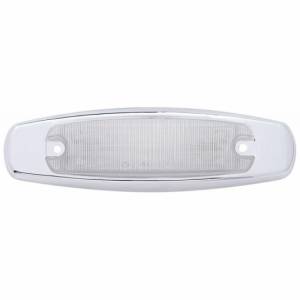 UNITED PACIFIC - UNITED PACIFIC - 38219 - LUZ RECTANGULAR DE 12 LED (LIQUIDACIÓN/MARCADOR) CON BISEL CROMADO - LED ROJO/LENTE TRANSPARENTE - Image 1