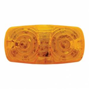 UNITED PACIFIC - UNITED PACIFIC - 38225 - LUZ RECTANGULAR DE 16 LED DE 4" X 2" (LIQUIDACIÓN/MARCADOR) - LED ÁMBAR/LENTE ÁMBAR - Image 2