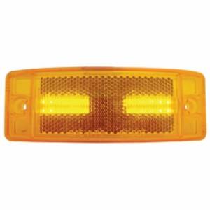 UNITED PACIFIC - UNITED PACIFIC - 38253 - LUZ RECTANGULAR DE 16 LED (LIQUIDACIÓN/MARCADOR) CON LENTE REFLEX - LED ÁMBAR/LENTE ÁMBAR - Image 2