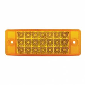 UNITED PACIFIC - UNITED PACIFIC - 38256 - LUZ RECTANGULAR REFLECTOR DE 21 LED (LIQUIDACIÓN/MARCADOR) - LED ÁMBAR/LENTE ÁMBAR - Image 2