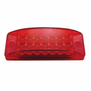 UNITED PACIFIC - UNITED PACIFIC - 38257B - LUZ RECTANGULAR REFLECTOR DE 21 LED (LIQUIDACIÓN/MARCADOR) - LED ROJO/LENTE ROJA (A GRANEL) - Image 2