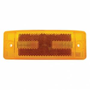 UNITED PACIFIC - UNITED PACIFIC - 38258 - LUZ RECTANGULAR DE 8 LED (LIQUIDACIÓN/MARCADOR) CON LENTE REFLEX - LED ÁMBAR/LENTE ÁMBAR - Image 2