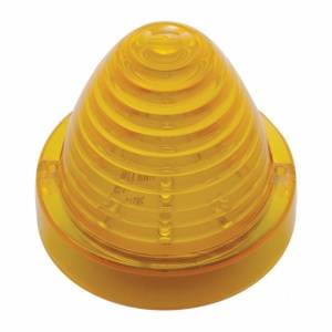 UNITED PACIFIC - 38278 - LUZ DE CABINA ESTILO BEEHIVE TRUCK-LITE DE 13 LED - LED ÁMBAR/LENTE ÁMBAR