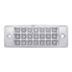 UNITED PACIFIC - 38297 - LUZ RECTANGULAR REFLECTOR DE 21 LED (LIQUIDACIÓN/MARCADOR) - LED ROJO/LENTE TRANSPARENTE