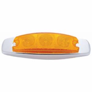 UNITED PACIFIC - UNITED PACIFIC - 38301 - LUZ RECTANGULAR DE 15 LED CON BISEL (LIQUIDACIÓN/MARCADOR) - LED ÁMBAR/LENTE ÁMBAR - Image 2