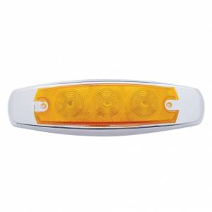 UNITED PACIFIC - UNITED PACIFIC - 38301 - LUZ RECTANGULAR DE 15 LED CON BISEL (LIQUIDACIÓN/MARCADOR) - LED ÁMBAR/LENTE ÁMBAR - Image 3