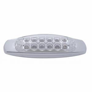 UNITED PACIFIC - UNITED PACIFIC - 38307B - LUZ RECTANGULAR REFLECTOR DE 12 LED CON BISEL (LIQUIDACIÓN/MARCADOR) - LED ÁMBAR/LENTE TRANSPARENTE (A GRANEL) - Image 3