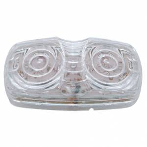 UNITED PACIFIC - UNITED PACIFIC - 38325 - LUZ RECTANGULAR DE 16 LED DE 4" X 2" (LIQUIDACIÓN/MARCADOR) - LED ÁMBAR/LENTE TRANSPARENTE - Image 2