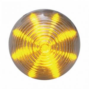 UNITED PACIFIC - 38368 - LUZ DE COLMENA REDONDA DE 13 LED DE 2-1/2" (LIQUIDACIÓN/MARCADOR) - LED ÁMBAR/LENTE TRANSPARENTE