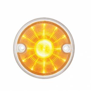 UNITED PACIFIC - 38509 - LUZ SERIE 1 DE 15 LED DE 3" SÓLO PARA CARCASA DE LUZ DE DOBLE CARA - LED ÁMBAR/LENTE TRANSPARENTE