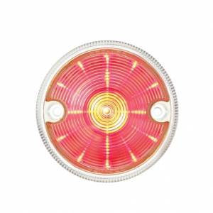UNITED PACIFIC - 38510 - LUZ SERIE 1 DE 15 LED DE 3" SÓLO PARA CARCASA DE LUZ DE DOBLE CARA - LED ROJO/LENTE TRANSPARENTE