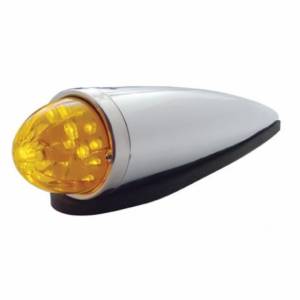 UNITED PACIFIC - 38511 - KIT DE LUCES DE CABINA DE 17 LED SANDÍA CON CARCASA FUNDIDA - LED ÁMBAR/LENTE ÁMBAR