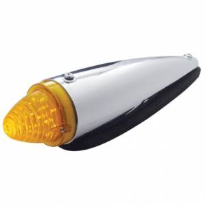 UNITED PACIFIC - 38523 - KIT DE LUCES DE CABINA ESTILO CAMIÓN BEEHIVE DE 13 LED - LED ÁMBAR/LENTE ÁMBAR