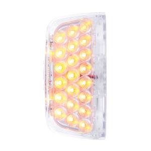 UNITED PACIFIC - 38553 - LUZ DE SEÑAL DE GIRO DE 31 LED PARA PETERBILT 379/378/357 1987-2007 - LED ÁMBAR/LENTE TRANSPARENTE