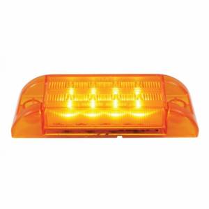 UNITED PACIFIC - UNITED PACIFIC - 38670B - LUZ LED RECTANGULAR DE 8 SMD (LIQUIDACIÓN/MARCADOR) - LED ÁMBAR/LENTE ÁMBAR (A GRANEL) - Image 2