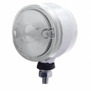 UNITED PACIFIC - 38683 - LUZ DE DOBLE CARA DE 15 LED DE 3" - LED ÁMBAR Y ROJO/LENTE TRANSPARENTE