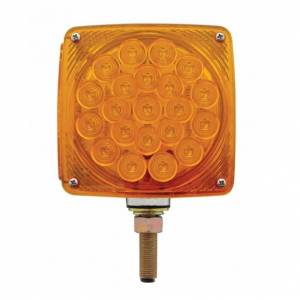 UNITED PACIFIC - UNITED PACIFIC - 38702 - LUZ DE SEÑAL DE GIRO DE DOBLE CARA DE UN SOLO ESPÁRRAGO DE 45 LED (PASAJERO) - LED ÁMBAR Y ROJO/LENTE ÁMBAR Y ROJA - Image 3