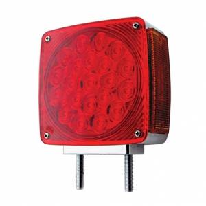 UNITED PACIFIC - UNITED PACIFIC - 38703 - LUZ DE SEÑAL DE GIRO DE DOBLE CARA DE 45 LED (CONDUCTOR) - LED ÁMBAR Y ROJO/LENTE ÁMBAR Y ROJA - Image 5