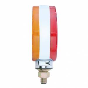 UNITED PACIFIC - UNITED PACIFIC - 38719 - LUZ DE SEÑAL DE GIRO DE DOBLE CARA REFLECTOR DE UN SOLO PERNO DE 34 LED - LED ÁMBAR Y ROJO / LENTE ÁMBAR Y ROJA - Image 4