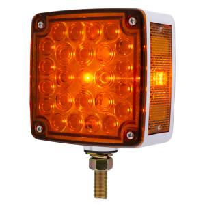 UNITED PACIFIC - UNITED PACIFIC - 38750 - LUZ DE SEÑAL DE GIRO DE DOBLE CARA DE 52 LED (CONDUCTOR) - LED ÁMBAR Y ROJO/LENTE ÁMBAR Y ROJA - Image 3