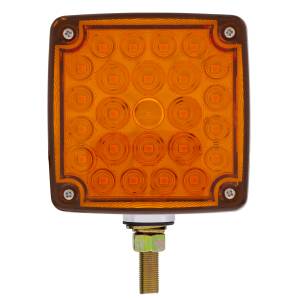 UNITED PACIFIC - UNITED PACIFIC - 38751 - LUZ DE SEÑAL DE GIRO DE DOBLE CARA DE UN SOLO ESPÁRRAGO DE 52 LED (PASAJERO) - LED ÁMBAR Y ROJO/LENTE ÁMBAR Y ROJA - Image 2