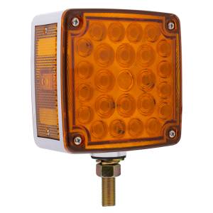 UNITED PACIFIC - UNITED PACIFIC - 38751 - LUZ DE SEÑAL DE GIRO DE DOBLE CARA DE UN SOLO ESPÁRRAGO DE 52 LED (PASAJERO) - LED ÁMBAR Y ROJO/LENTE ÁMBAR Y ROJA - Image 4
