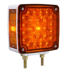 UNITED PACIFIC - UNITED PACIFIC - 38757 - LUZ DE SEÑAL DE GIRO DE DOBLE CARA DE 52 LED (PASAJERO) - LED ÁMBAR Y ROJO/LENTE ÁMBAR Y ROJA - Image 3