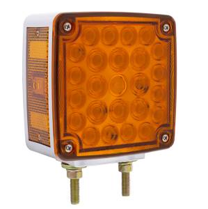 UNITED PACIFIC - UNITED PACIFIC - 38757 - LUZ DE SEÑAL DE GIRO DE DOBLE CARA DE 52 LED (PASAJERO) - LED ÁMBAR Y ROJO/LENTE ÁMBAR Y ROJA - Image 4