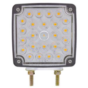 UNITED PACIFIC - UNITED PACIFIC - 38758 - LUZ DE SEÑAL DE GIRO DE DOBLE CARA DE 52 LED (CONDUCTOR) - LED ÁMBAR Y ROJO/LENTE TRANSPARENTE - Image 2