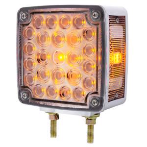 UNITED PACIFIC - UNITED PACIFIC - 38758 - LUZ DE SEÑAL DE GIRO DE DOBLE CARA DE 52 LED (CONDUCTOR) - LED ÁMBAR Y ROJO/LENTE TRANSPARENTE - Image 3